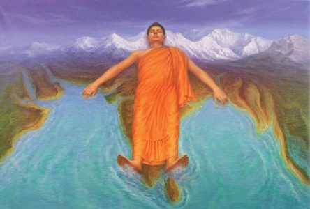 Buddha salt water
