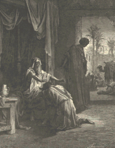 Isaac blessing Jacob